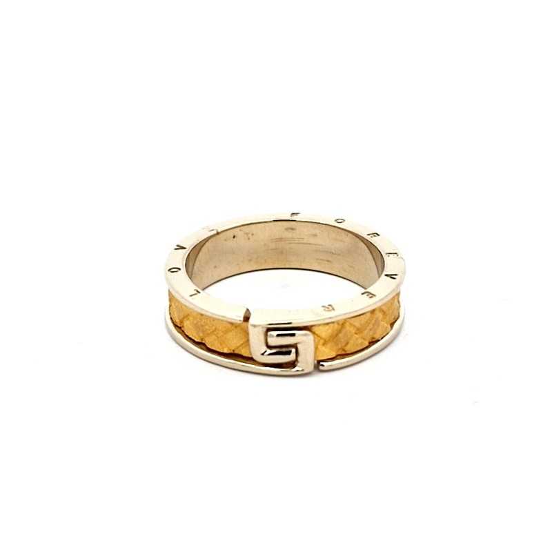 Anillo tipo bvlgari en oro de 18k