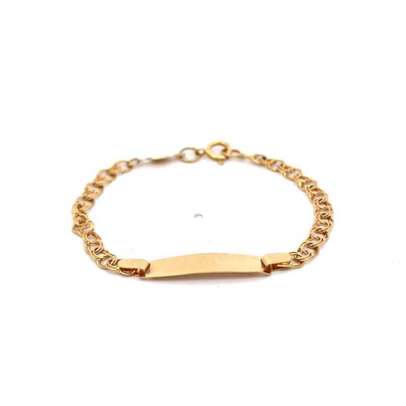 Esclava infantil en oro de 18k