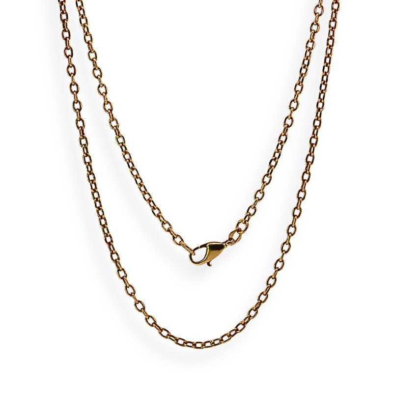 Cadena Forzada en oro de 18k 