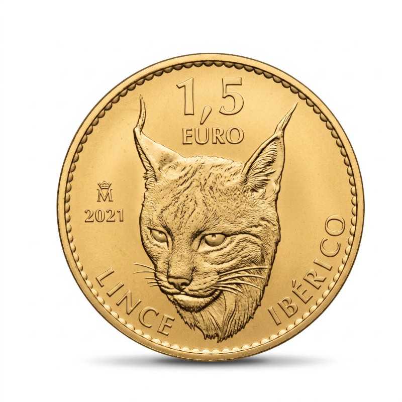 Moneda de Oro Lince Ibérico 1.5 Euro | OroWest