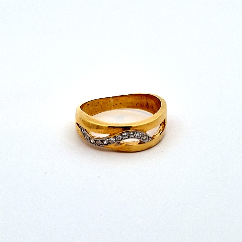 Anillo oro 18k con cir.T15